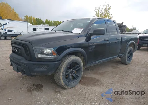 2021 Ram 1500 Classic Warlock 4X4 6'4 Box from USA, damaged, VIN 1C6RR7GG2MS523773